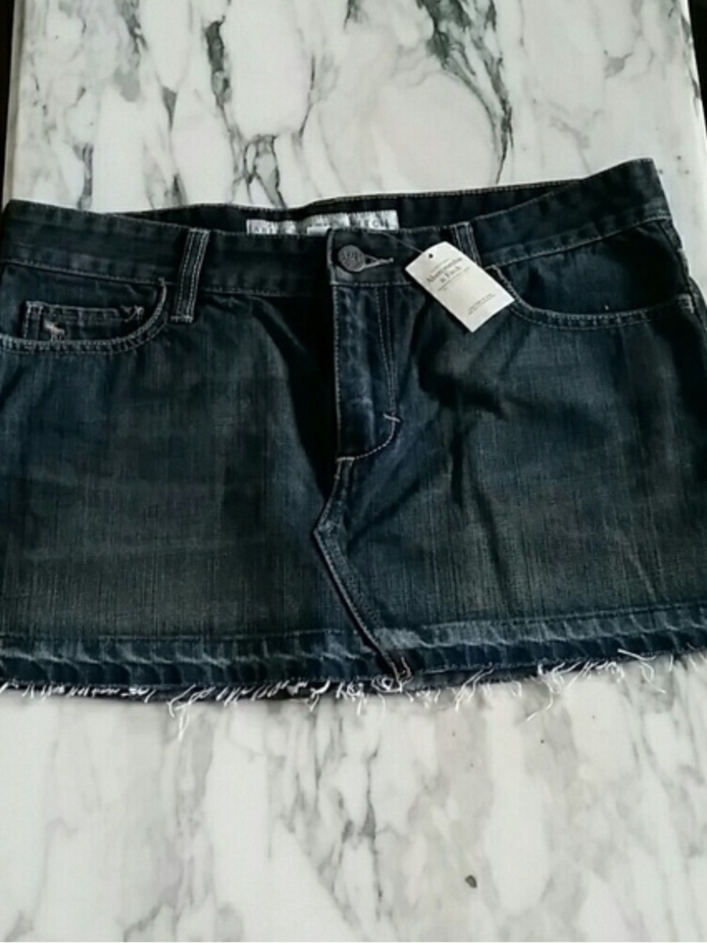 Abercrombie & Fitch Blue Denim Skirt
